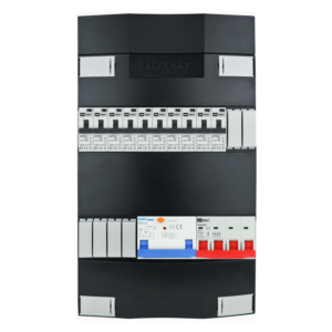 Groepenkast 3f + 10 groepen + fornuis krachtgroep