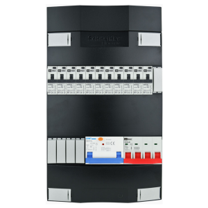 Groepenkast 3f + 10 groepen + zonnepanelengroep + autolader