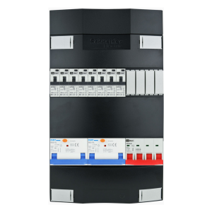 Groepenkast 3f + 8 groepen + fornuis krachtgroep + autolader