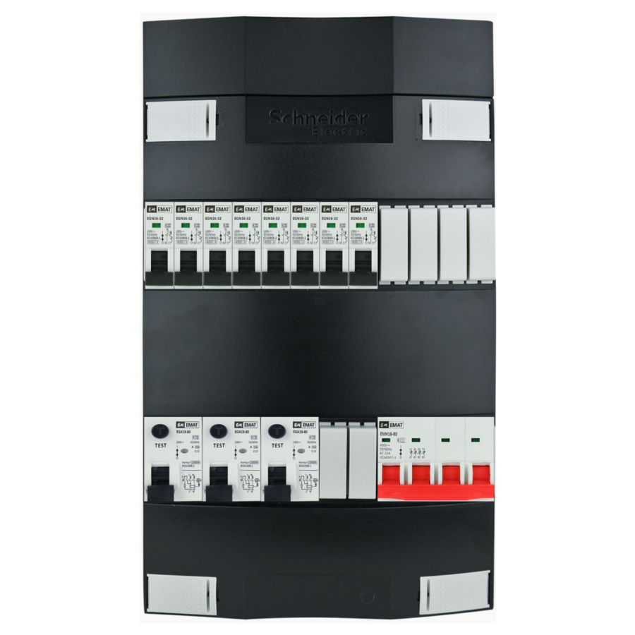 Groepenkast 3f + 8 groepen